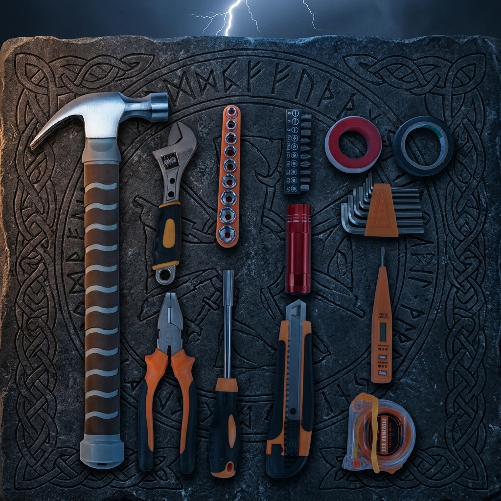 HAMMERBOX™ — Hammer-Shaped Tool Kit